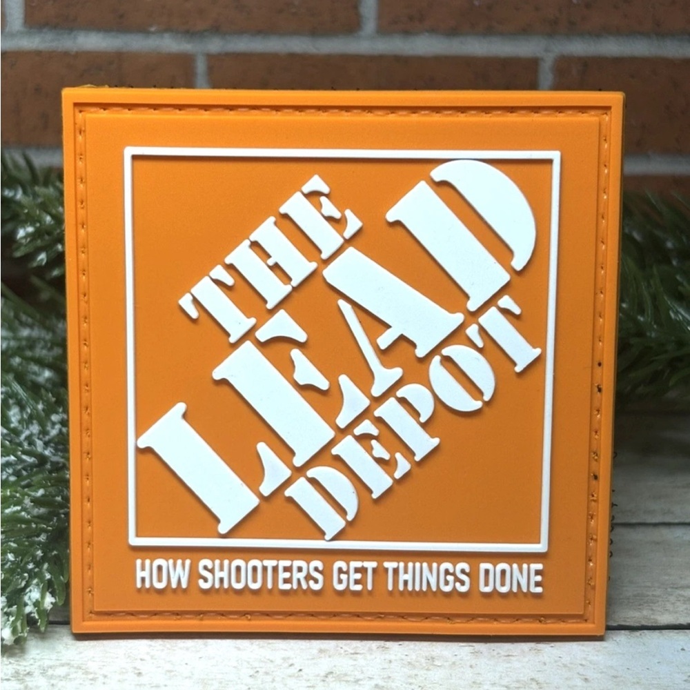 Tactical PVC Patch, Morale The Lead Depot Gun, Hook Backed Military Meme Patch